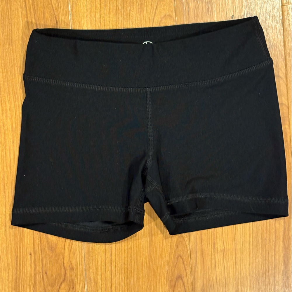 90 Degree By Reflex Black Bike Shorts